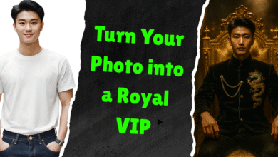 Turn Your Photo into a Royal VIP on a Golden Throne – Squid Game Style